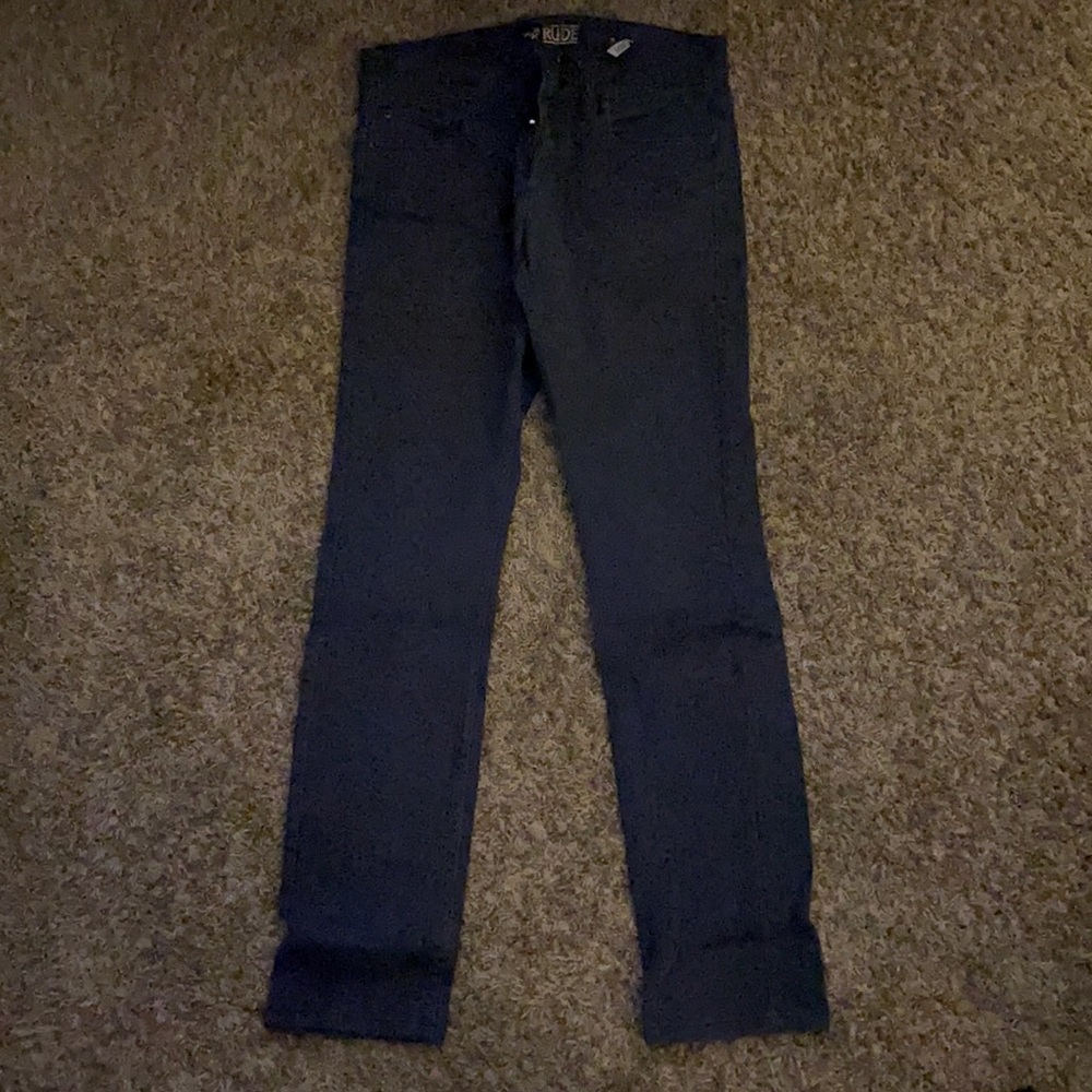 RUDE Blue Skinny Jeans